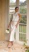 Olivia | Eleganta Satin Maxiklänning