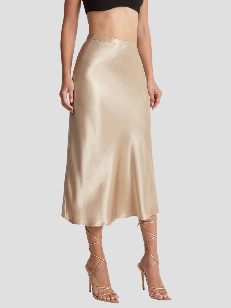Zariah | Dam Eleganta Satin Midikjol