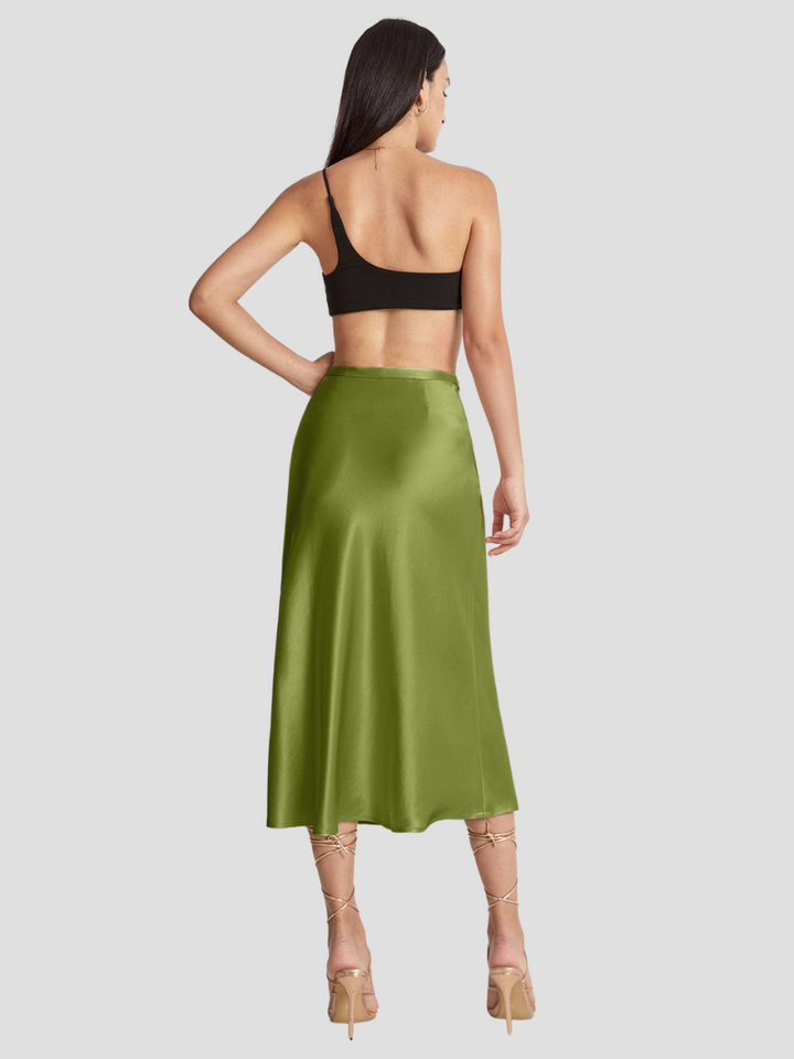 Zariah | Dam Eleganta Satin Midikjol