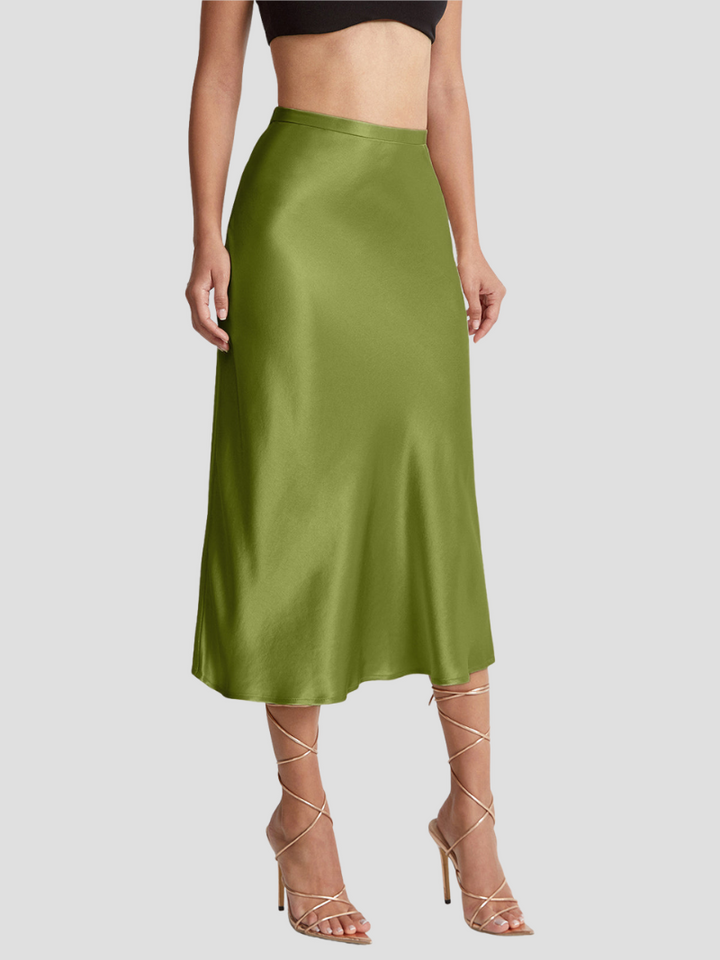 Zariah | Dam Eleganta Satin Midikjol