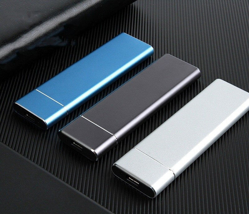 Snabb USB 3.1 Kompakt Extern SSD - Plug and Play, Bärbar