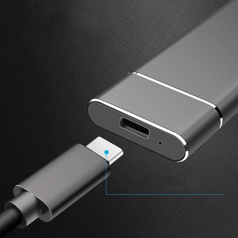 Snabb USB 3.1 Kompakt Extern SSD - Plug and Play, Bärbar