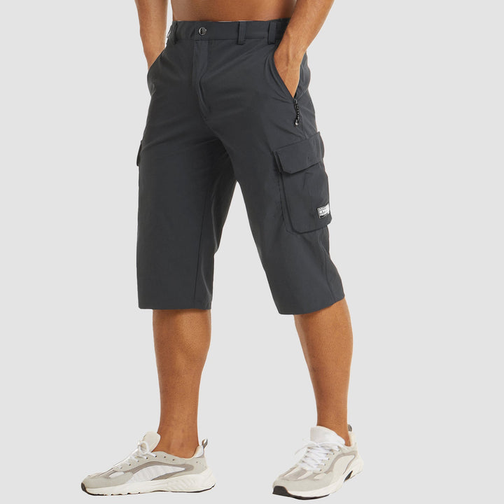 Herrar Snabbtorkande Flera Fickor Cargoshorts