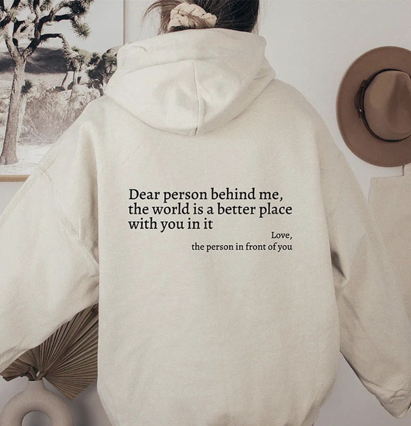 Inspirerande Citat Unisex Hoodie | Mjuk och Varm