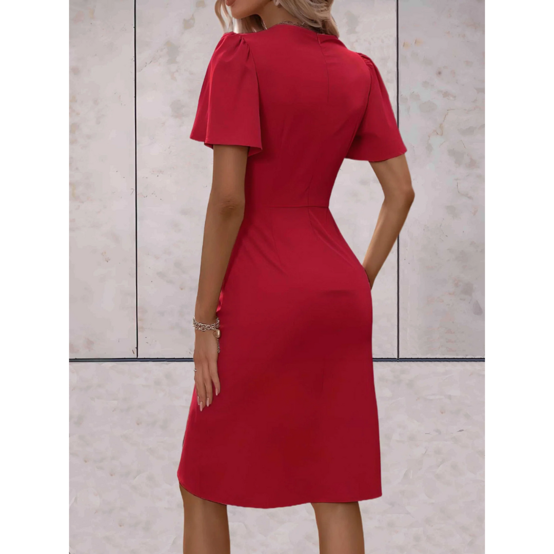 Thalora | Eleganta Omlott Midiklänning