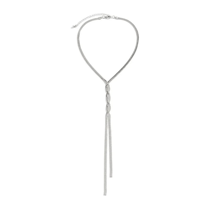 Chloe | Eleganta Långt Ormkedjehalsband