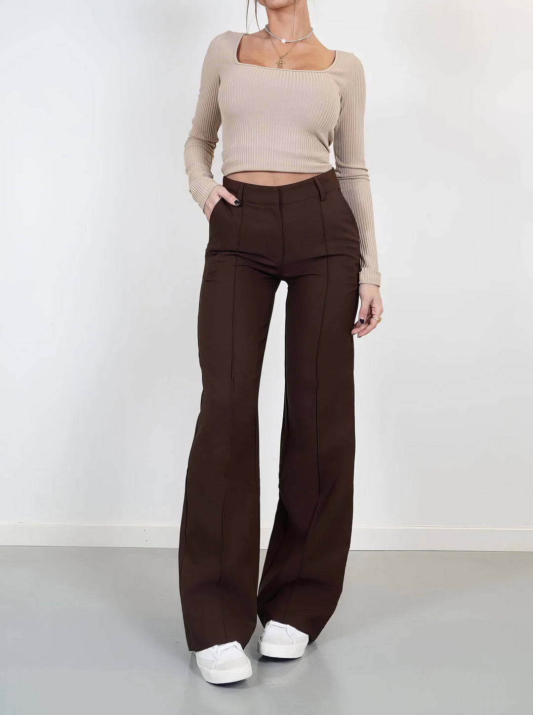 Eleganta Pantolon-Stil Dam Byxor