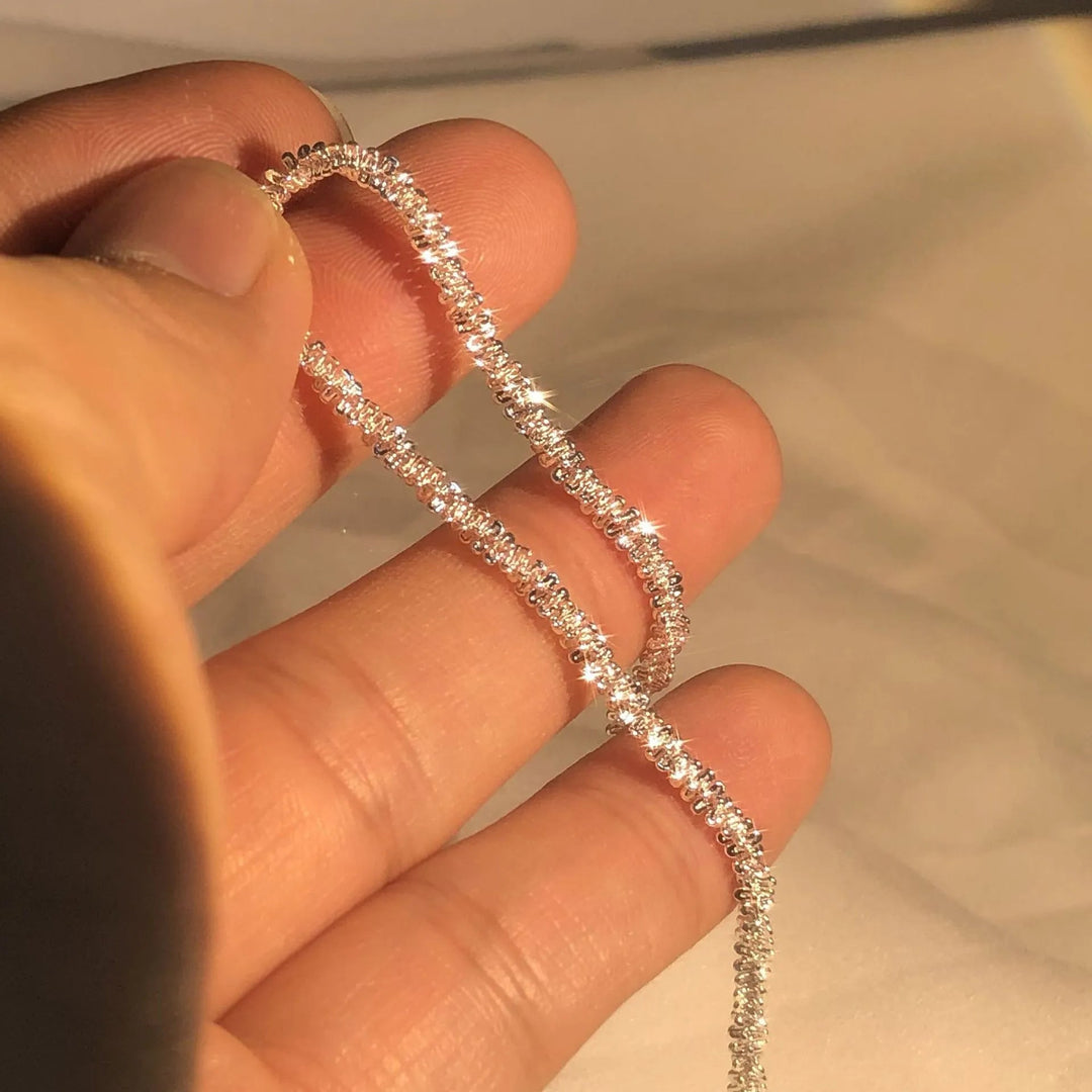 Madeleine | Flytande Glans Silver Armband