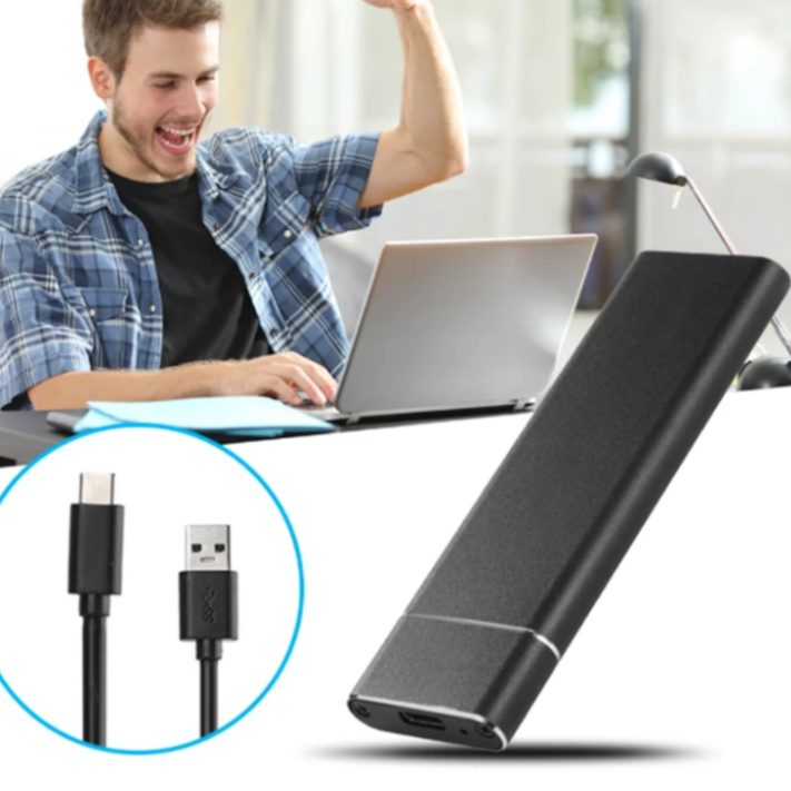 Extern Hårddisk - Ultrasnabb Bärbar Lagring med USB 3.2 / SSD-Prestanda