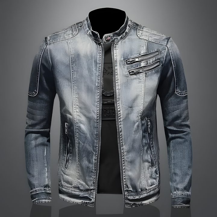 Herrar Retro Denimjacka