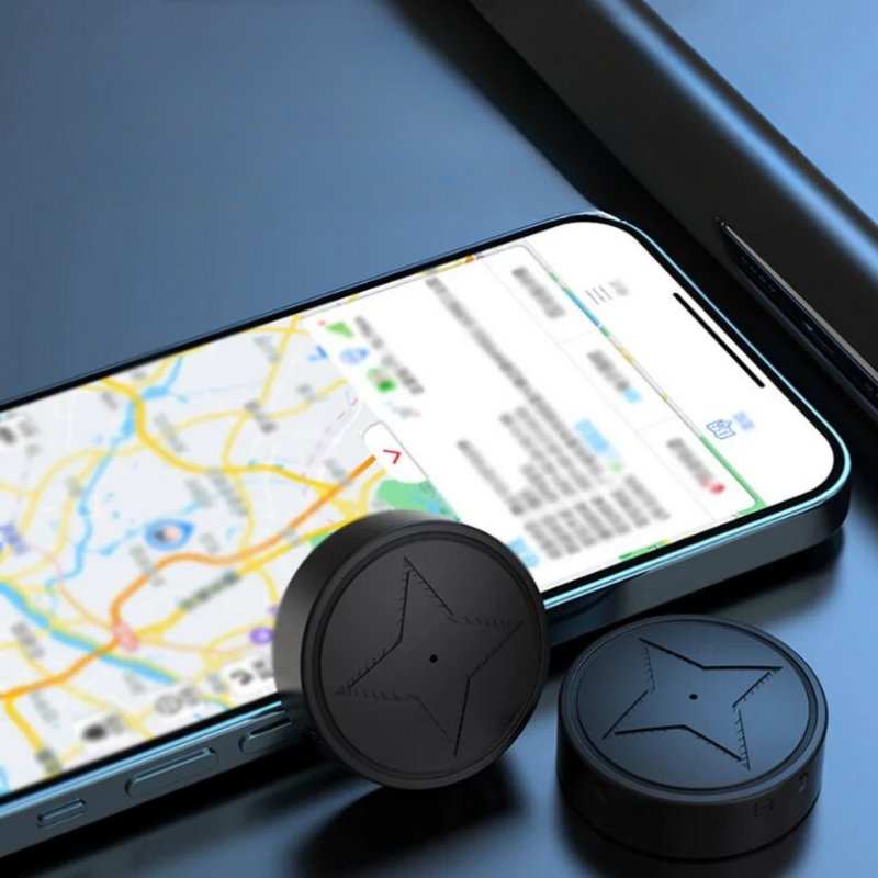 Kompakt Magnetisk GPS Spårare | 500 mAh-Batteri och Stark Magnet