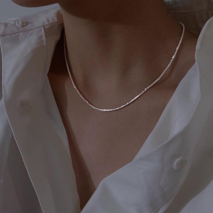Zaria | Damer Silver Halsband Uppsättning
