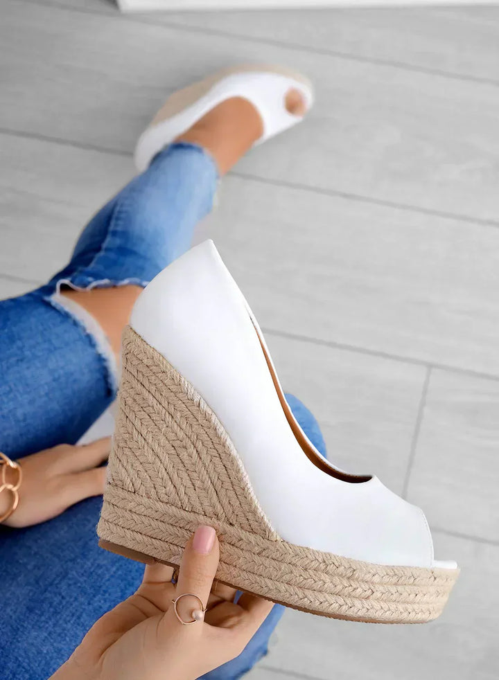 Azura | Dam Mocka Espadrille Kil Sandaler