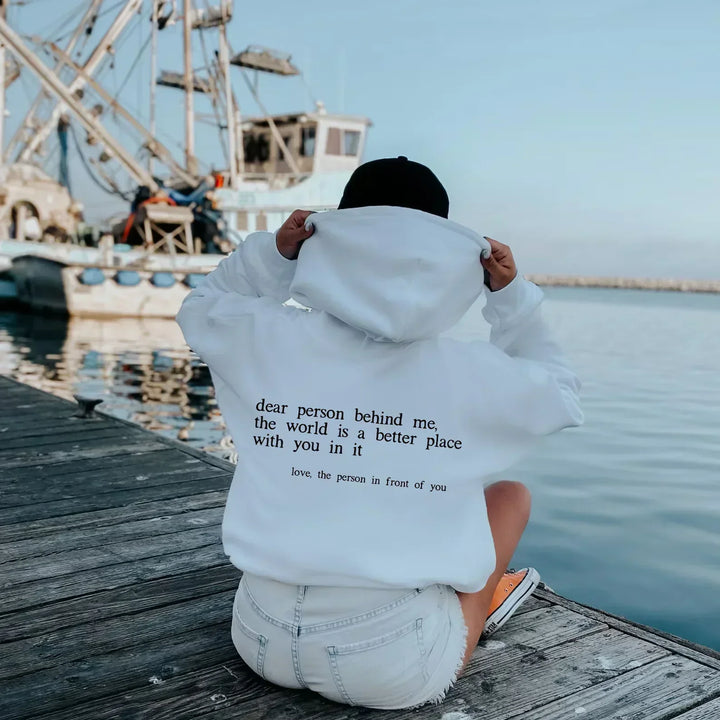 Inspirerande Citat Unisex Hoodie | Mjuk och Varm