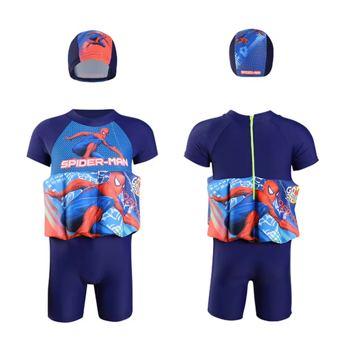 3-i-1 Barn Badväst | Justerbart Simstöd för Barn i åldern 1–6