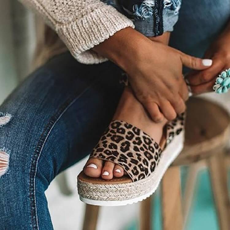 Indigo | Damer Plattform Espadril Sandaler