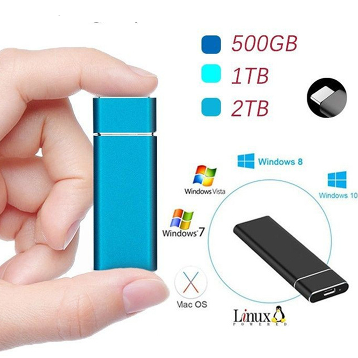 Extern Hårddisk - Ultrasnabb Bärbar Lagring med USB 3.2 / SSD-Prestanda