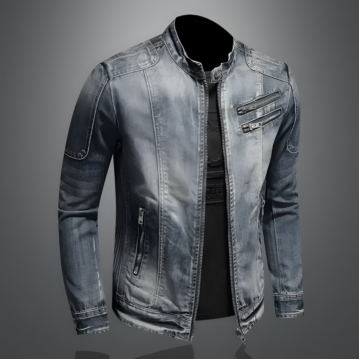Herrar Retro Denimjacka
