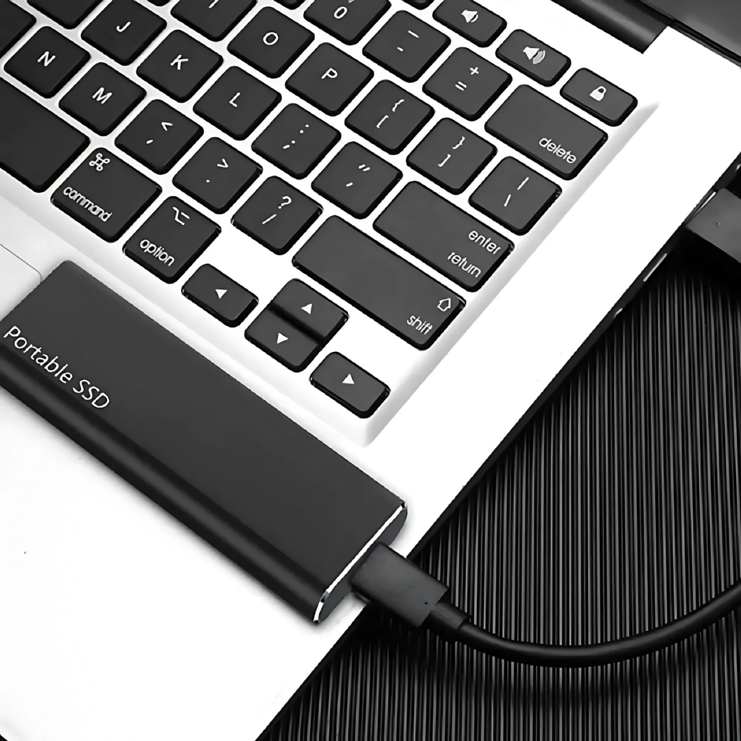 Kompakt 4TB USB-C Hårddisk - Snabb och Portabel Datalagring
