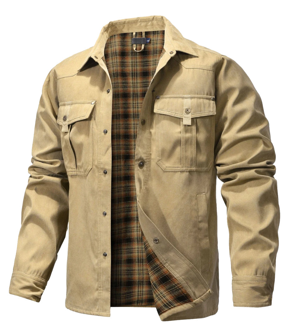 Ceric | Herr Flanell Rover Jacka