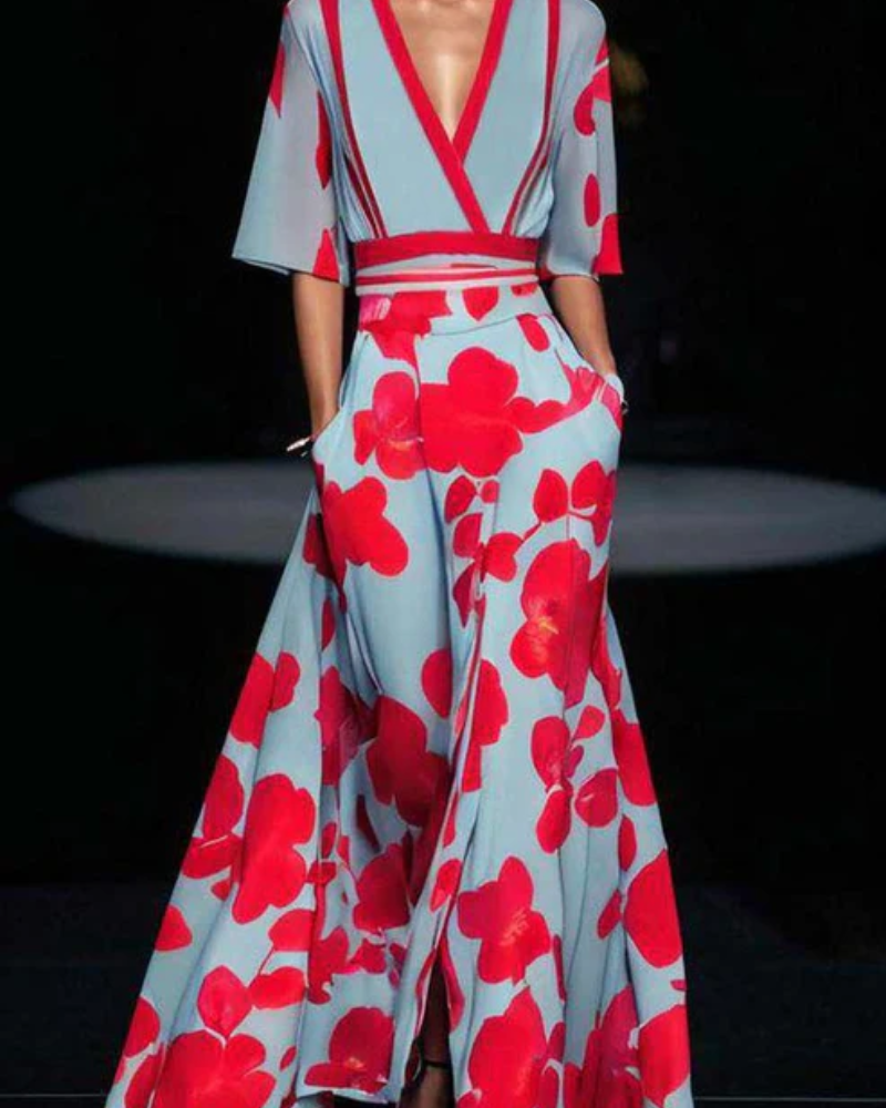 Eleganta ärmar Midiklänning | Dam Fest- och Kvällskläder