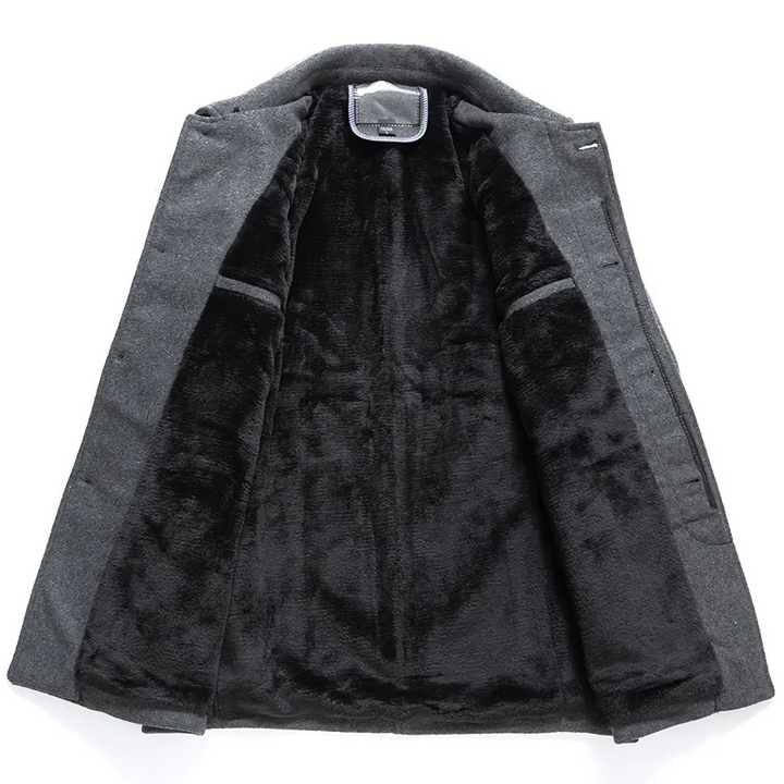 Herrar Klassisk och Snygg Skräddarsydd Överrock