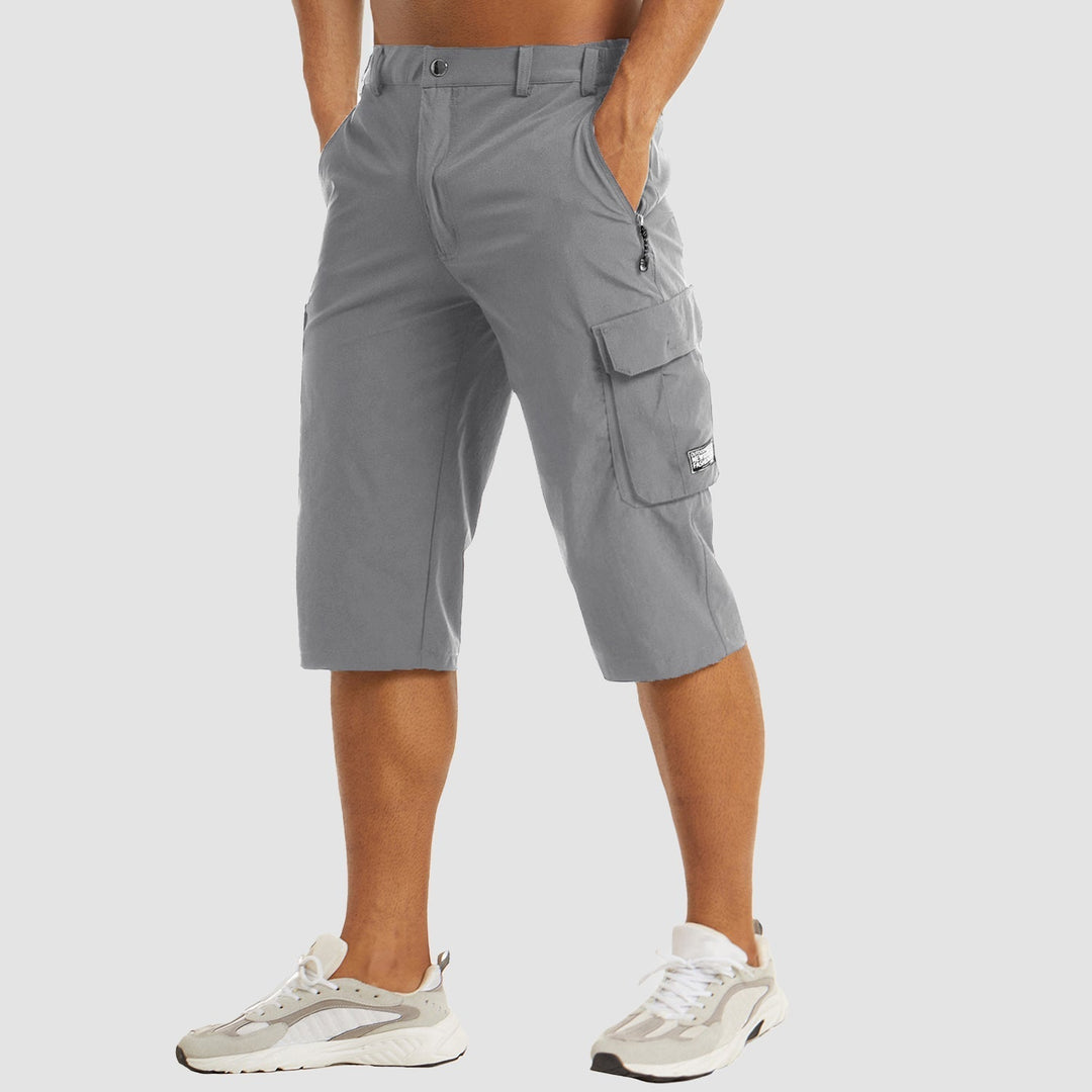 Herrar Snabbtorkande Flera Fickor Cargoshorts