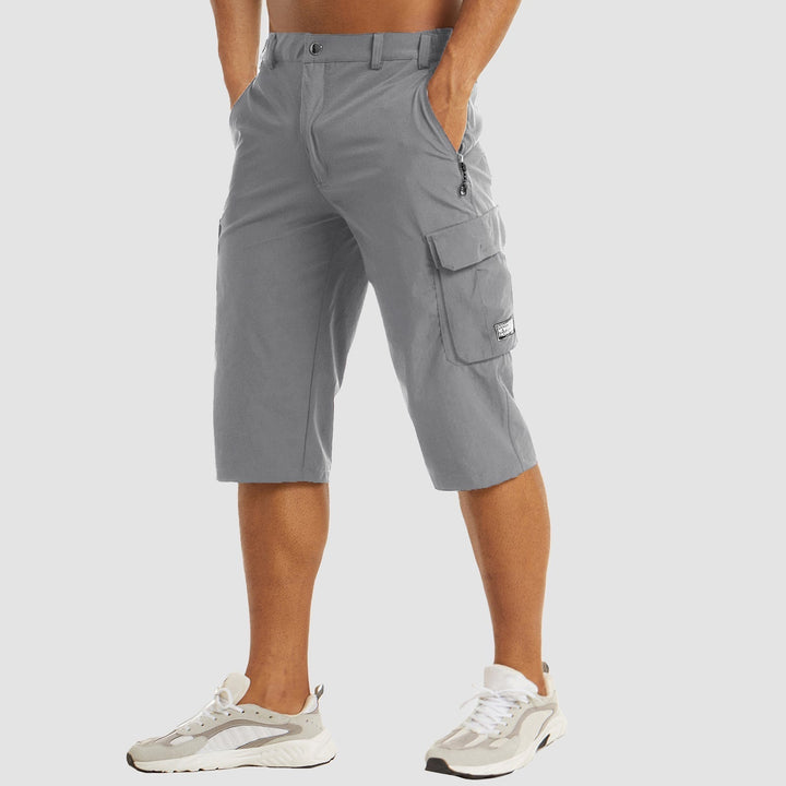 Herrar Snabbtorkande Flera Fickor Cargoshorts