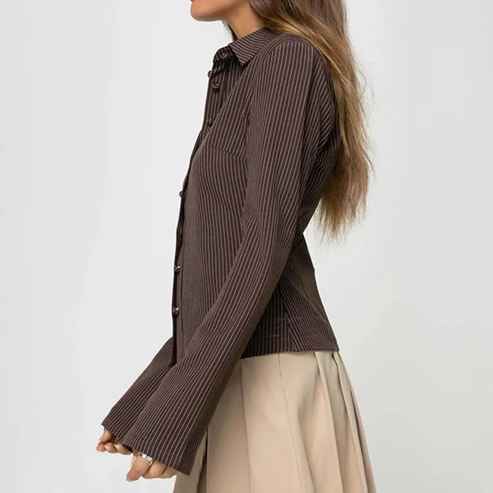 Maelis | Retroinspirerad eleganta Blus För Kvinnor