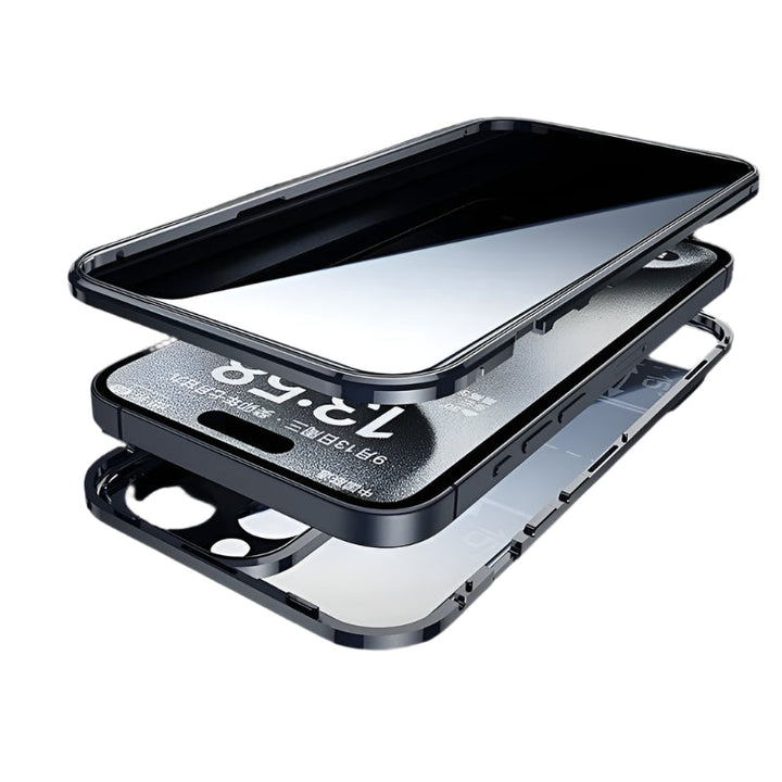 iPhone Härdat Glas Fodral | Integritetsskydd och Reptåligt