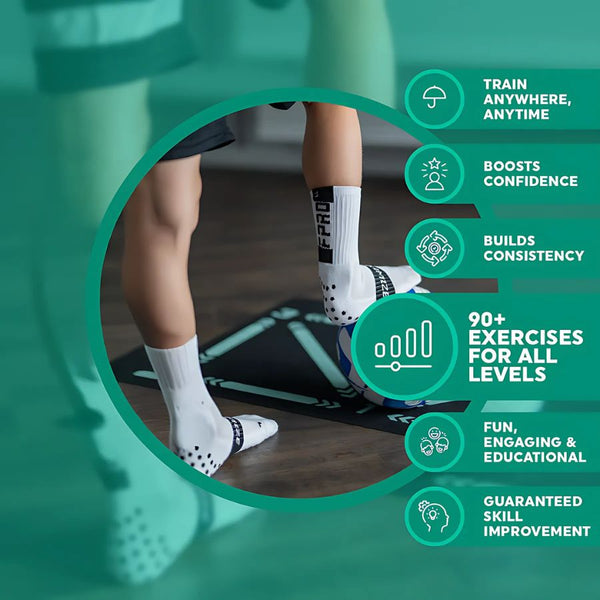 Fotboll Proffs Träningsmatta och Videoträningsprogram