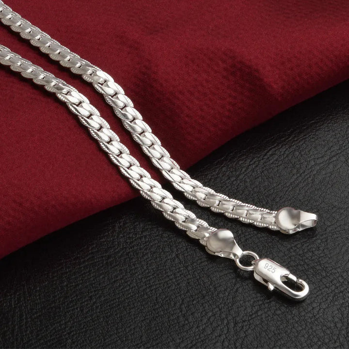 Giselle | Sterling Silver Glitterhalsband