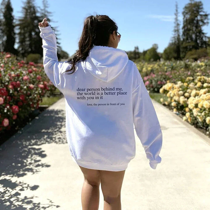 Inspirerande Citat Unisex Hoodie | Mjuk och Varm