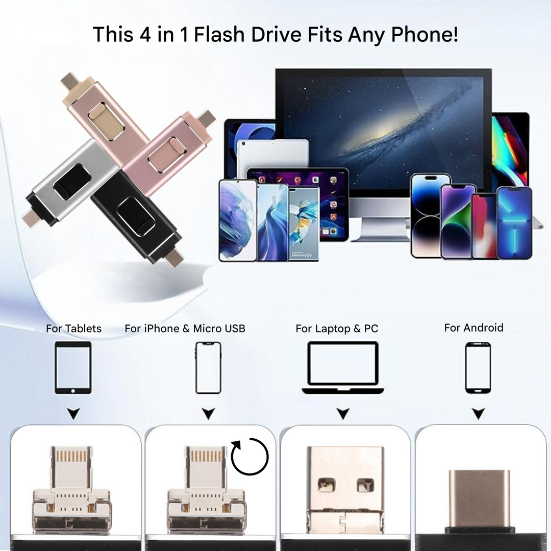 DataVault 4-i-1 USB Minnessticka
