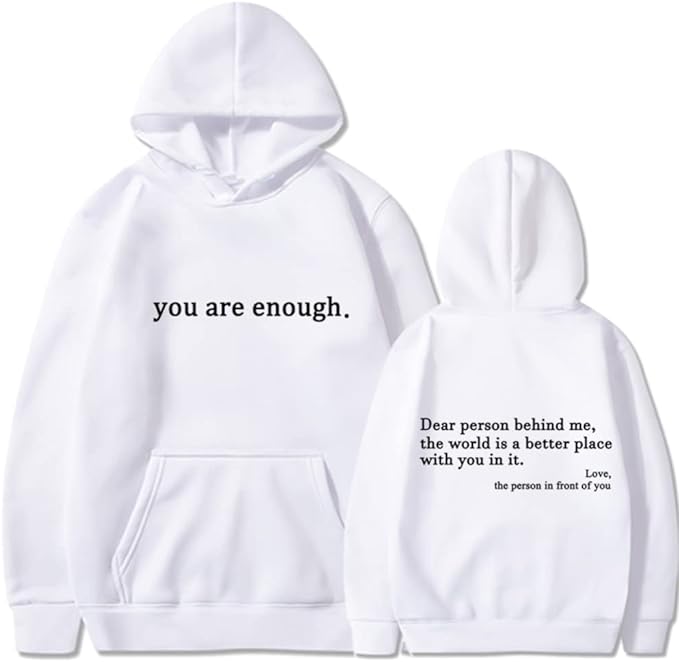 Inspirerande Citat Unisex Hoodie | Mjuk och Varm