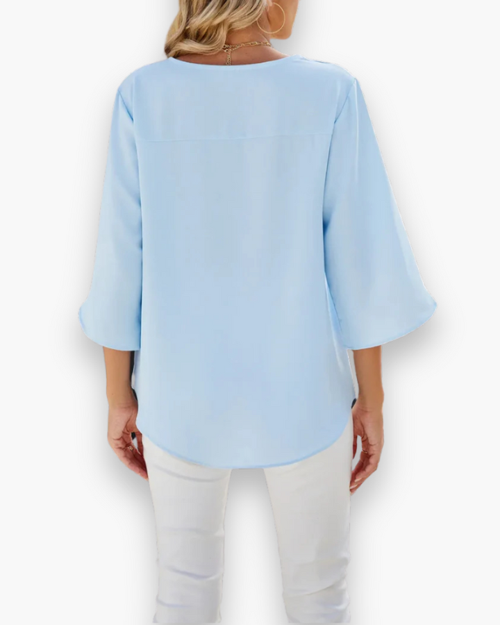 Miralyn | Damer Eleganta V-Ringad Blus