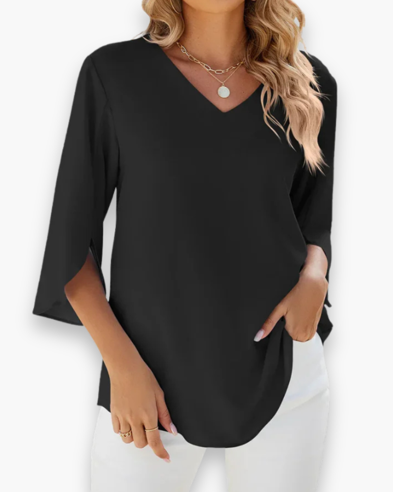Miralyn | Damer Eleganta V-Ringad Blus