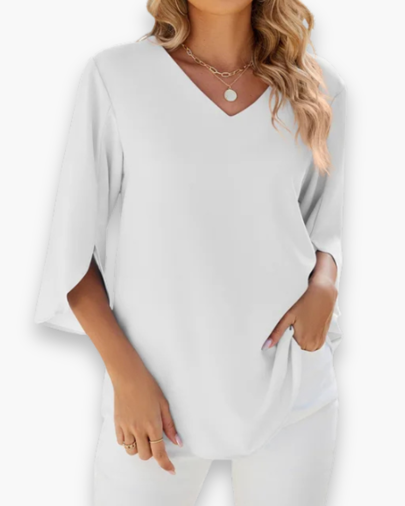 Miralyn | Damer Eleganta V-Ringad Blus