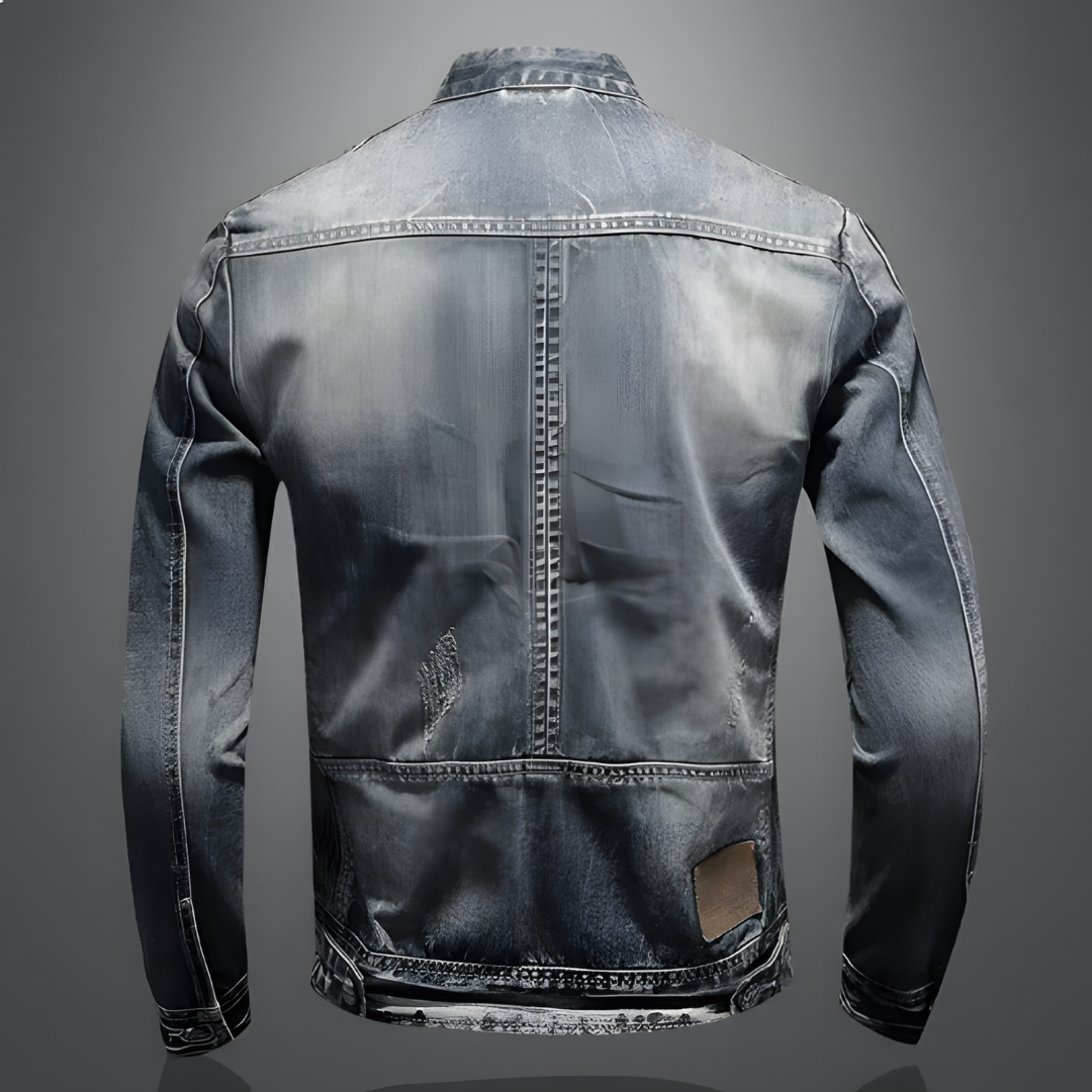 Herrar Retro Denimjacka