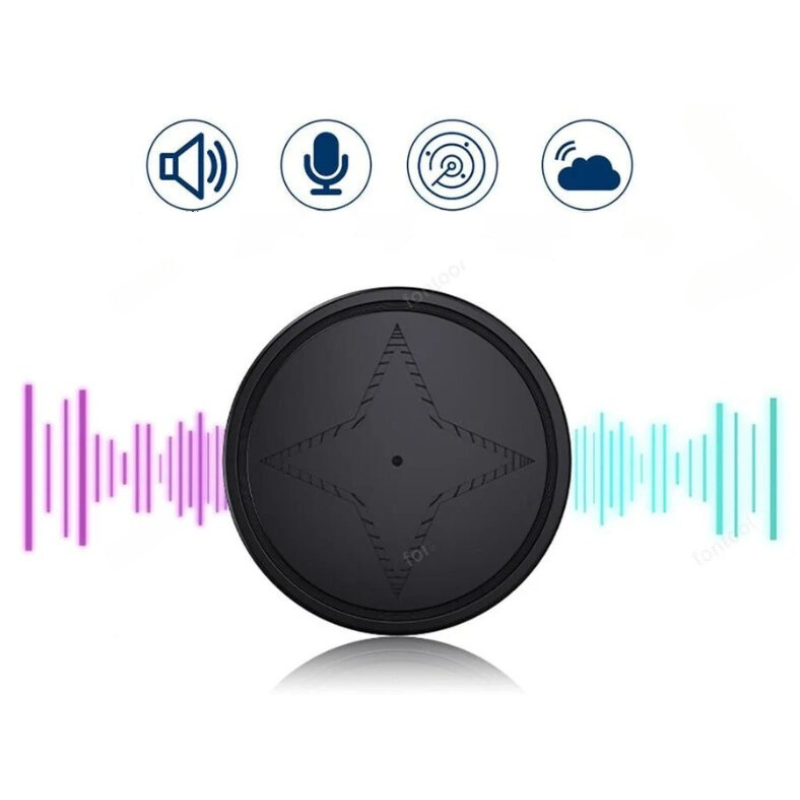 Kompakt Magnetisk GPS Spårare | 500 mAh-Batteri och Stark Magnet