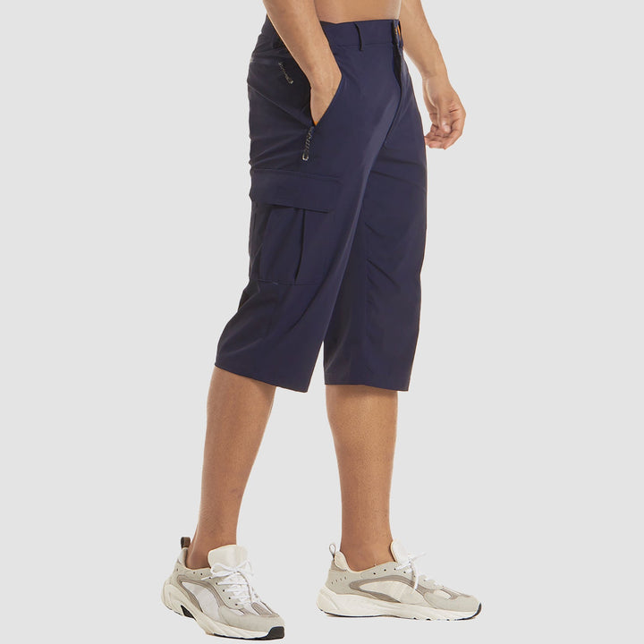 Herrar Snabbtorkande Flera Fickor Cargoshorts