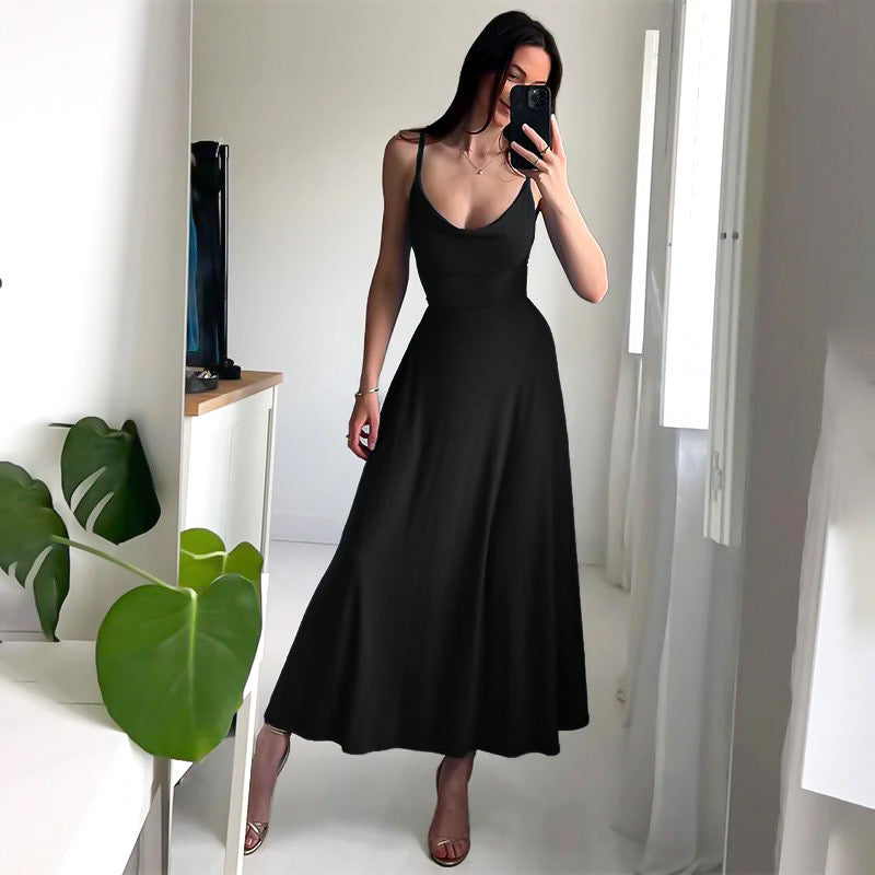 Melura | Eleganta Sommar Ärmlös Klänning För Kvinnor