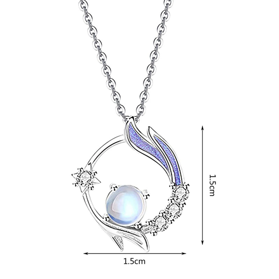 Månsten Silverhalsband