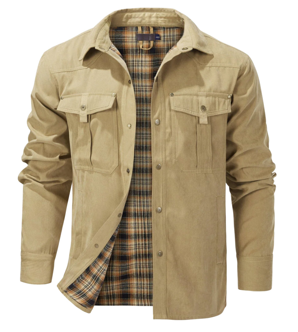 Ceric | Herr Flanell Rover Jacka