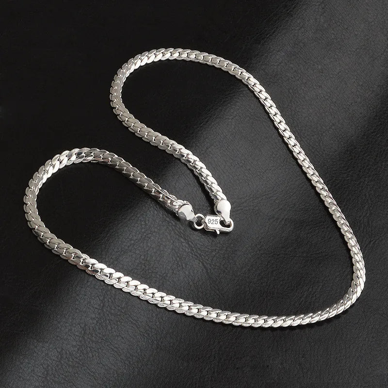 Giselle | Sterling Silver Glitterhalsband