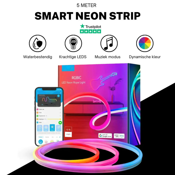 Appstyrd RGB-Belysning för Hem och Stämning Atmosfär