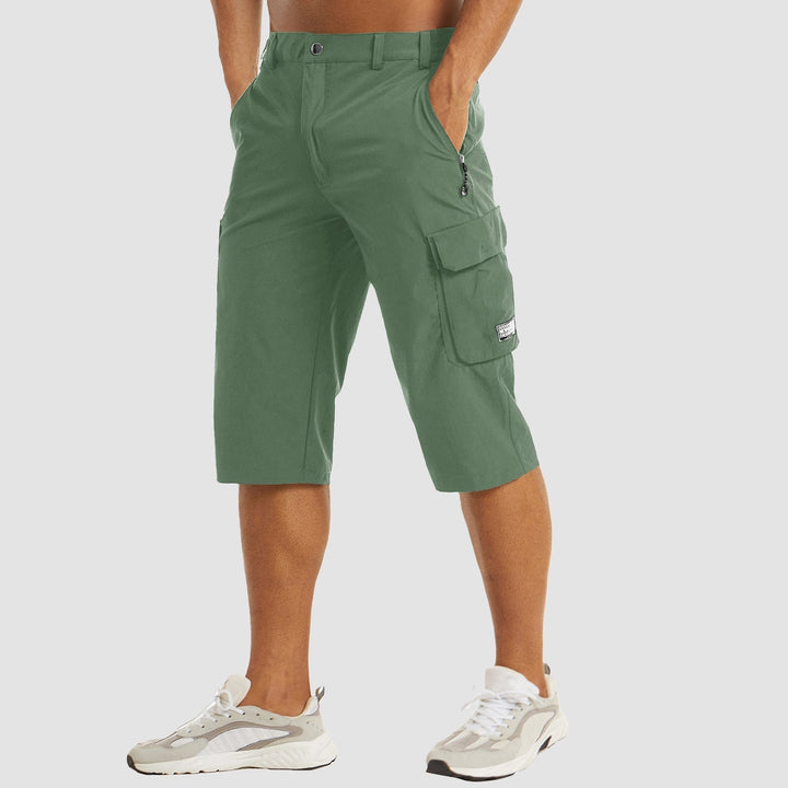 Herrar Snabbtorkande Flera Fickor Cargoshorts
