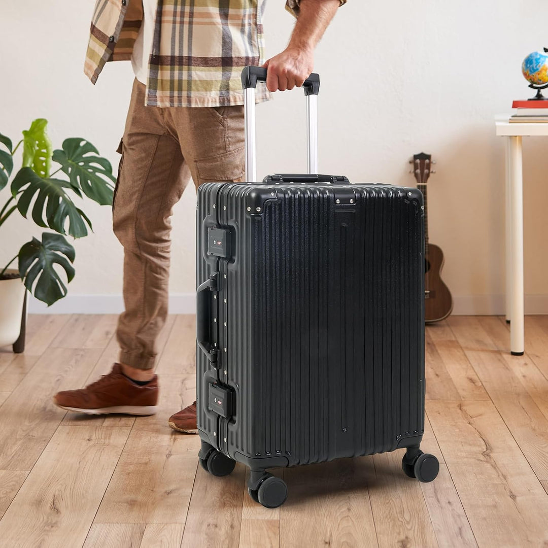 Tålig Aluminium Fortsätta Resväska | TSA-Lås och Tysta Hjul