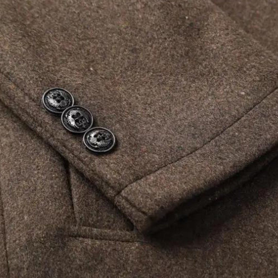 Årgång Stil Trenchcoat för Män