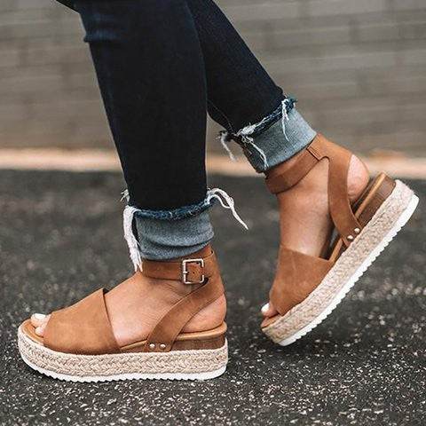 Indigo | Damer Plattform Espadril Sandaler